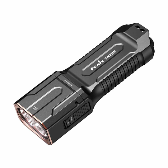 Fenix TK28R Double-Barrel Tactical Searchlight - Angled View