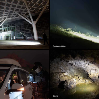 Fenix TK28R Double-Barrel Tactical Searchlight - USB-C Rechargeable - 6500 Lumens - White and Red LEDs - Includes 2 x 18650