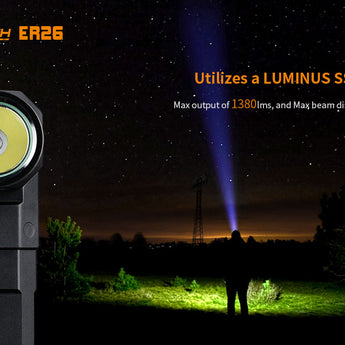 Fitorch ER26 - Luminus SST-40 LED, 1380 Lumens, 200 Meter Throw