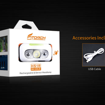 Fitorch HS1R - USB Cable and Headband Included