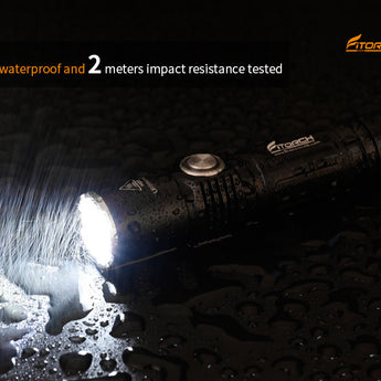 Fitorch P20RGT - IPX8 Waterproof, 2-meter Impact Resistant Construction