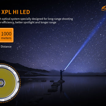 Fitorch PR40 - CREE XPL LED, 1350 Lumens, 1000 Meter Throw