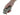 Fitorch PX18 LED flashlight marble gray version held in a hand with LEDs visible