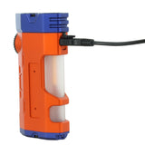 Fitorch PX18 LED flashlight orange version with USB-C recharging cable