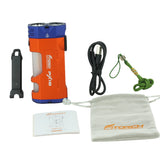 Fitorch PX18 LED flashlight orange version accessories in the box