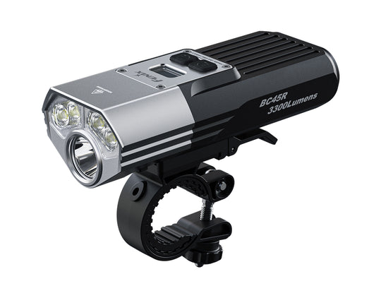 Fenix BC45R Bike Light - Angled View Facing Left