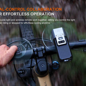 Fenix BC45R Bike Light Infographic - Dual Control Collaboration