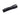 Black flashlight on a white background