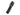 Black flashlight with visible brand logo on a white background