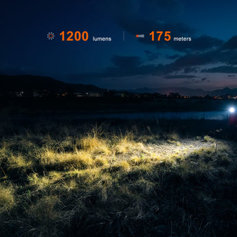 Fenix HM55R USB-C Rechargeable LED Headlamp - 1200 Lumens - Includes 1 x 18350 - Multiple Color Options