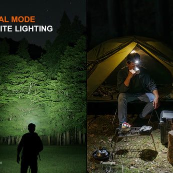 Fenix HM55R USB-C Rechargeable LED Headlamp - 1200 Lumens - Includes 1 x 18350 - Multiple Color Options