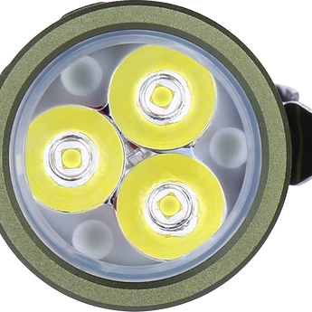 JETBeam RRT0 Pro LED Flashlight - 1680 Lumens - Uses 1 x 16340 - Green/Gray