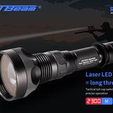 Jetbeam RRT-M1X White Laser Searchlight - 480 Lumens - Includes 1 x 5100mAh 21700