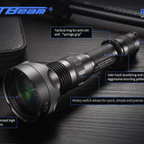 Jetbeam RRT-M1X White Laser Searchlight - 480 Lumens - Includes 1 x 5100mAh 21700