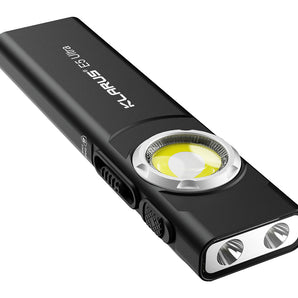 Klarus E5 Ultra Magnetic Flat-Light - Spot, Flood, and Red Light - USB-C Rechargeable 1400mAh Li-ion Battery - Multiple Colorways