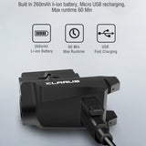 Klarus GL1 Mini LED Rechargeable Weapon Light - 600 Lumens - Uses Built-In Li-Poly Battery Pack
