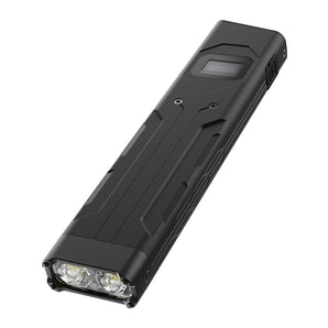 Klarus X1-V3 Tactical Flat Flashlight - 4,200 Lumens - USB-C Rechargeable 2700mAh Li-ion Battery - Black