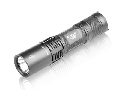 Klarus XT1A LED Flashlight with CREE XP-G2 LED 180 Lumens - Dark Grey Finish - Uses 1 x AA Battery