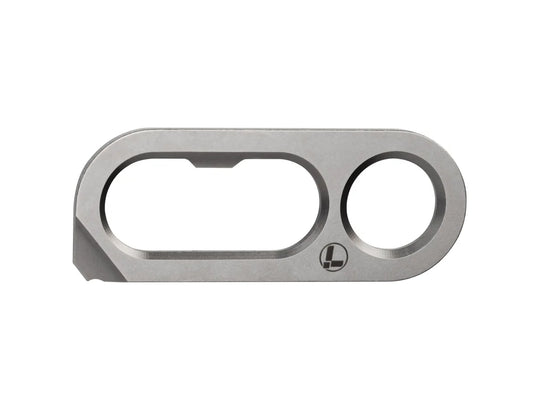 Leatherman OPNR Keychain Tool - Side front view of multitool