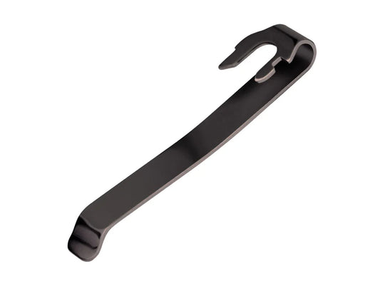 Leatherman Quick Release Pocket Clip - PVD Black front view