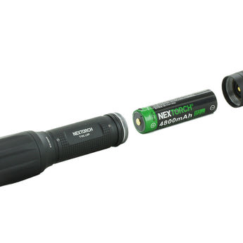 Nextorch T10L USB-C Rechargeable LEP Flashlight - 520 Lumens - Includes 1 x 21700
