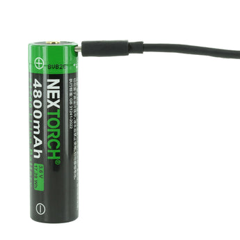 Nextorch T10L USB-C Rechargeable LEP Flashlight - 520 Lumens - Includes 1 x 21700