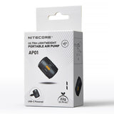 Nitecore AP01 Air Pump - In Box Packaging