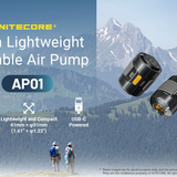 Nitecore AP01 Air Pump - Portable Air Pump Product Overview