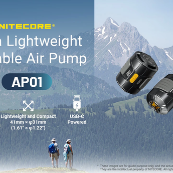 Nitecore AP01 Air Pump - Portable Air Pump Product Overview