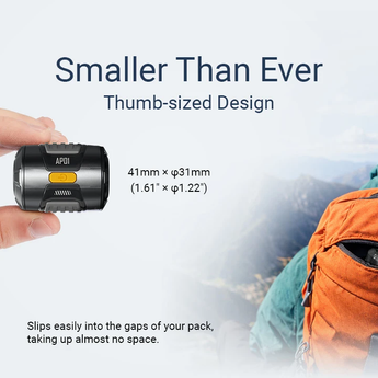 Nitecore AP01 Air Pump - Thumb-sized Design