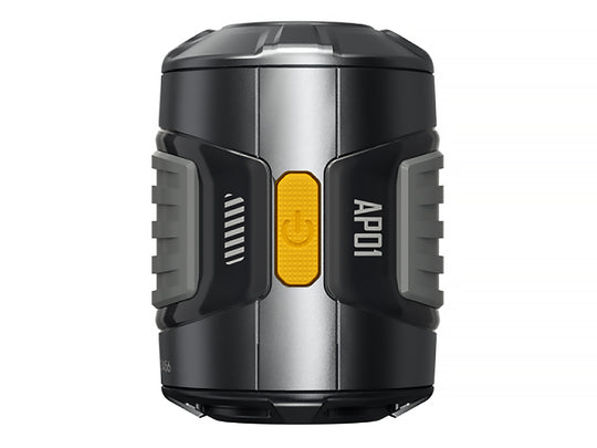 Nitecore AP01 Air Pump - Upright View, Facing Button