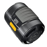 Nitecore AP01 Air Pump - Upright, Right-facing Diagonal View; Bottom Air Ports Visible
