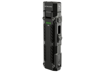Nitecore EDC09 upright with battery indicator active