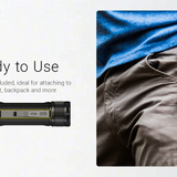 Nitecore EX7 USB-C Rechargeable LED Flashlight - 6000 Lumens - 5 x NiteLab M515S LEDs - Uses 1 x 21700