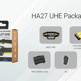 Nitecore HA27 UHE - Package List Slide