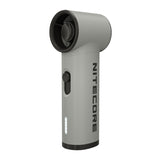 Nitecore NEF01 Lite Portable Fan - Gray - Angled Left