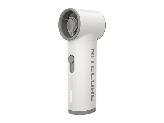 Nitecore NEF01 Lite Portable Fan - White - Angled Left