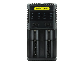 Nitecore Superb Charger SC2 2-Channel Selectable Current Smart Battery Charger for Li-ion, Ni-Cd, NiMH Batteries, and USB Devices