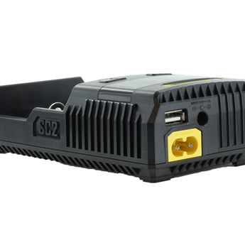 Nitecore Superb Charger SC2 2-Channel Selectable Current Smart Battery Charger for Li-ion, Ni-Cd, NiMH Batteries, and USB Devices