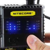 Nitecore Superb Charger SC2 2-Channel Selectable Current Smart Battery Charger for Li-ion, Ni-Cd, NiMH Batteries, and USB Devices