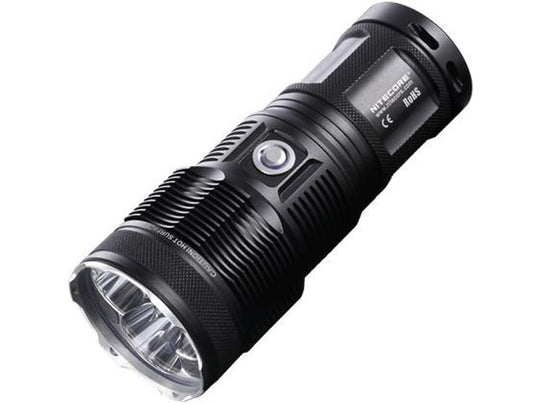 Nitecore TM15 Tiny Monster LED Flashlight with 2450 Lumen Triple CREE XM-L U2 LED Output - Uses 4 x 18650