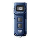 Nitecore TUP 2 USB-C Rechargeable LED Keychain Flashlight - 1200 Lumens - NiteLab MCT UHE - Uses Built-in 1300mAh Li-ion Battery Pack - Multiple Color Options