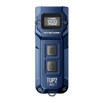 Nitecore TUP 2 USB-C Rechargeable LED Keychain Flashlight - 1200 Lumens - NiteLab MCT UHE - Uses Built-in 1300mAh Li-ion Battery Pack - Multiple Color Options