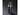 Black water bottle with a green carabiner on a dark textured background