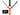 Orange ground anchor with attachment points with multiple straps on a white background