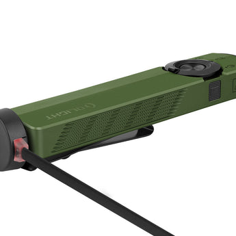 Olight ArkPro Rechargeable LED Flashlight - 1500 Lumens - Cool White - Uses Built-in 2000mAh Li-ion Battery Pack - Multiple Color Options