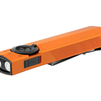 Olight ArkPro Rechargeable LED Flashlight - 1500 Lumens - Cool White - Uses Built-in 2000mAh Li-ion Battery Pack - Multiple Color Options