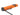 Orange Olight ArkPro Rechargeable LED Flashlight- Charging on Magnetic Charger
