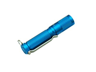 Olight i3 LED Flashlight with 70 Lumen Cree XP-G R5 LED - Uses 1 x AAA - Blue Body