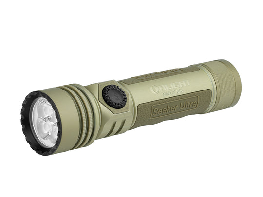 Olight Seeker Ultra, Olive Green - Front Left Facing Angle